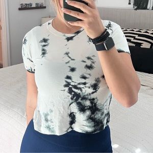 Lululemon workout tie dye tee